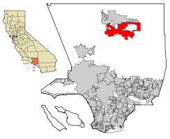 Palmdale City Map